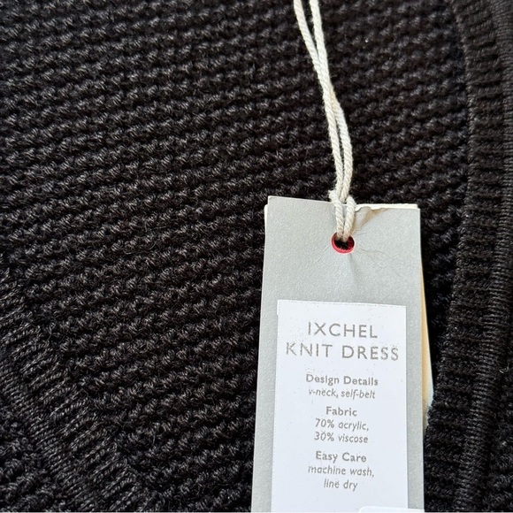Mer|Sea Ixchel Black Knit Dress Size Medium NWT - Picture 9 of 14